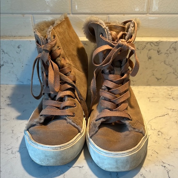 UGG Brown High-Top Sneakers - Picture 2 of 6